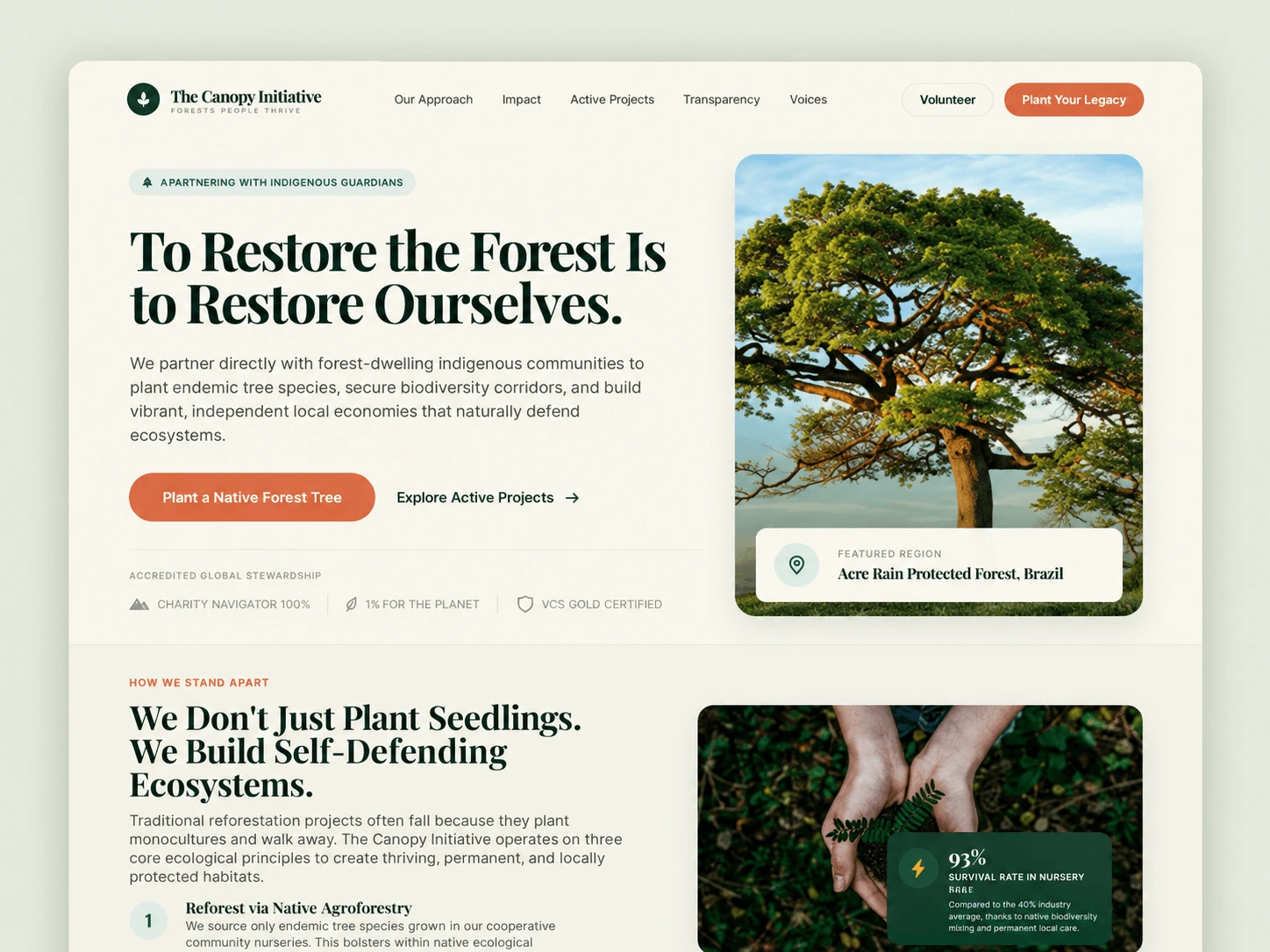 The Canopy Initiative showcase