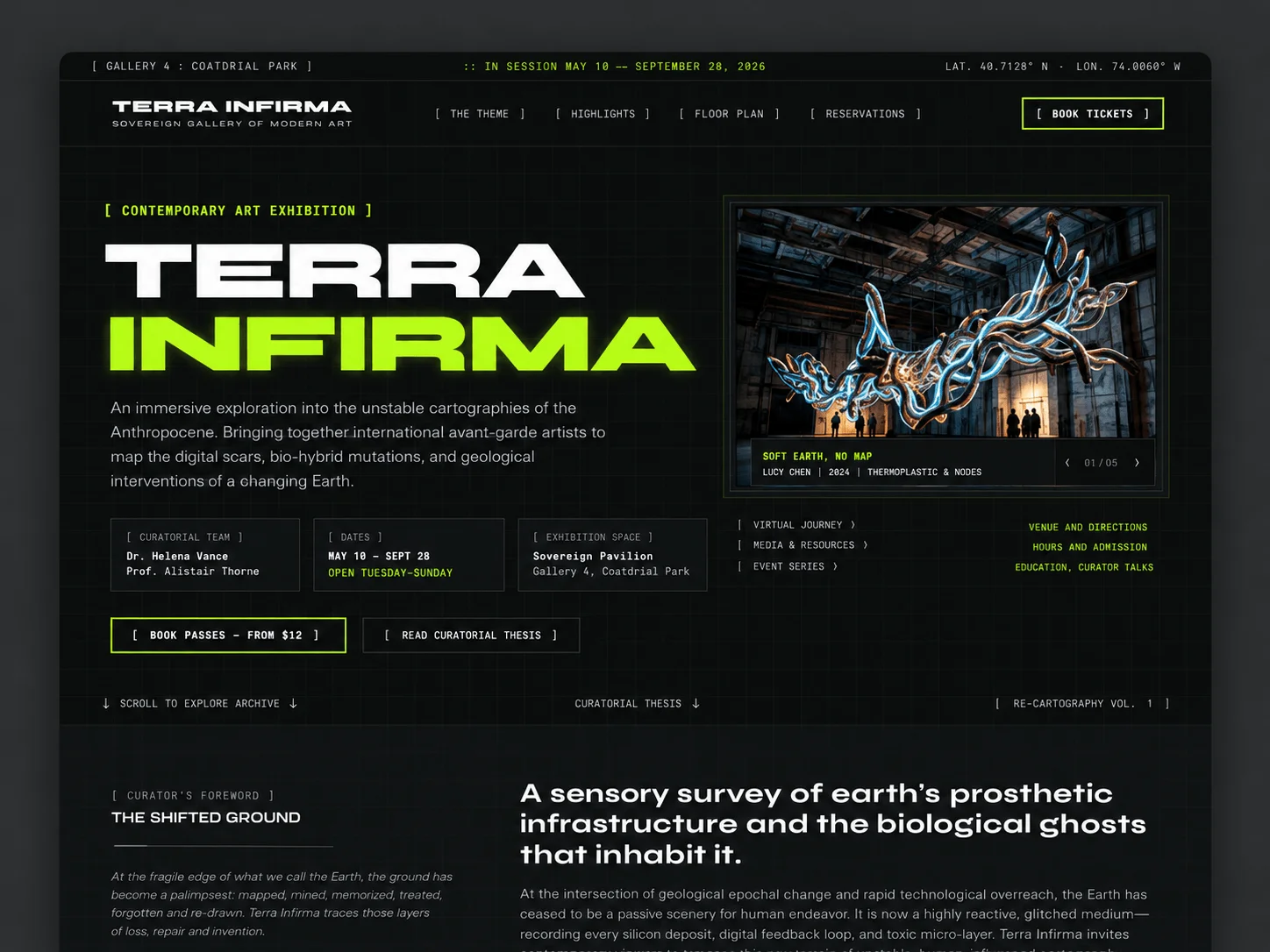 Terra Infirma showcase